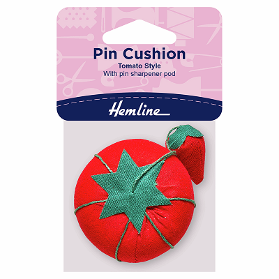 H277 Tomato Pin Cushion with Attached Sharpener.. 